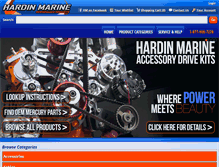Tablet Screenshot of hardin-marine.com